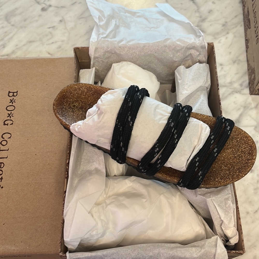 Band of Gypsies Rhea Black Rope Sandals
